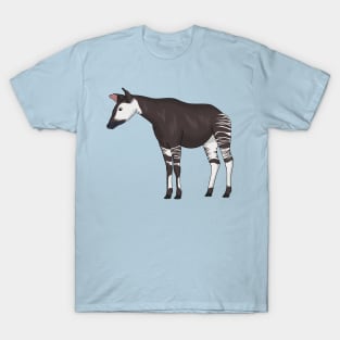 Okapi cartoon illustration T-Shirt